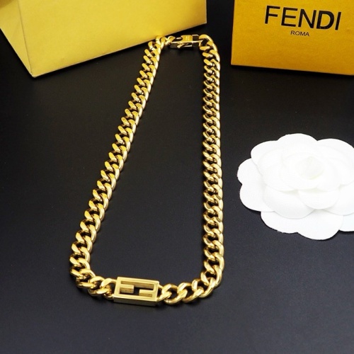 Fendi Necklaces #1239166 $29.00 USD, Wholesale Replica Fendi Necklaces