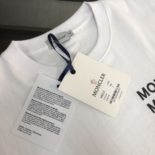 Replica Moncler T-Shirts Short Sleeved For Unisex #1239206 $41.00 USD for Wholesale