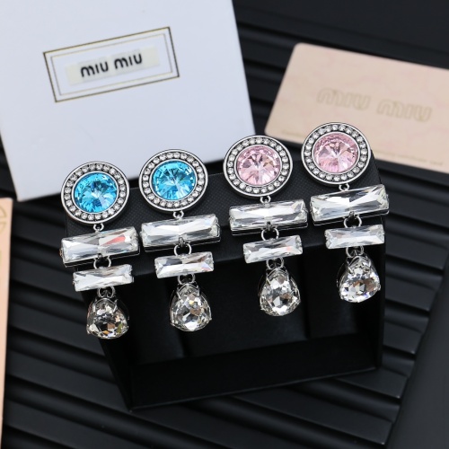 Replica MIU MIU Earrings For Women #1239209 $34.00 USD for Wholesale