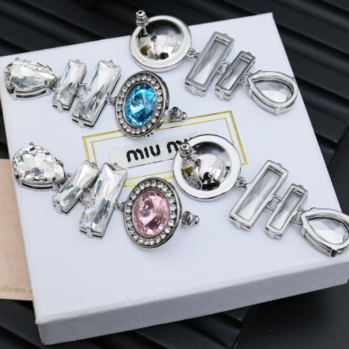 Replica MIU MIU Earrings For Women #1239210 $34.00 USD for Wholesale