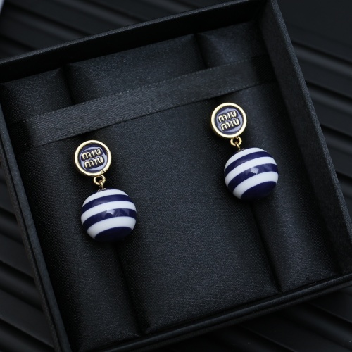 MIU MIU Earrings For Women #1239211 $34.00 USD, Wholesale Replica MIU MIU Earrings