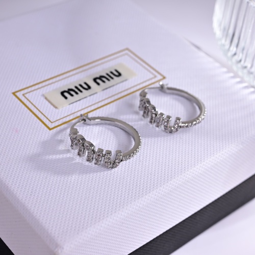 Replica MIU MIU Earrings For Women #1239212 $27.00 USD for Wholesale