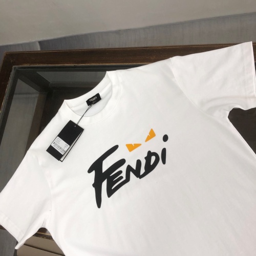 Replica Fendi T-Shirts Short Sleeved For Unisex #1239277 $41.00 USD for Wholesale