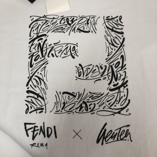 Replica Fendi T-Shirts Short Sleeved For Unisex #1239279 $41.00 USD for Wholesale