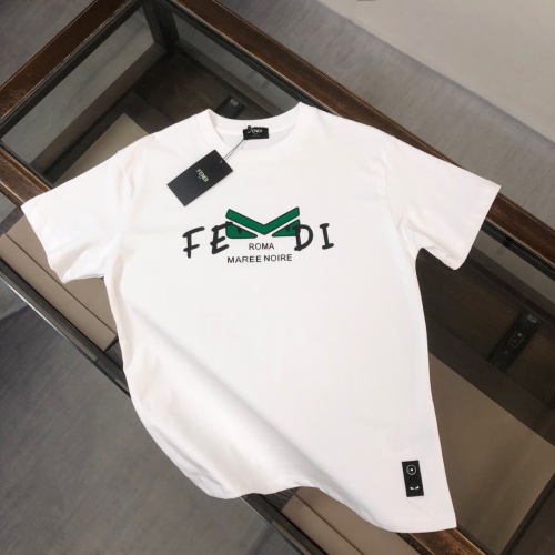 Fendi T-Shirts Short Sleeved For Unisex #1239281 $41.00 USD, Wholesale Replica Fendi T-Shirts