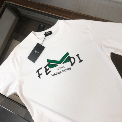 Replica Fendi T-Shirts Short Sleeved For Unisex #1239281 $41.00 USD for Wholesale