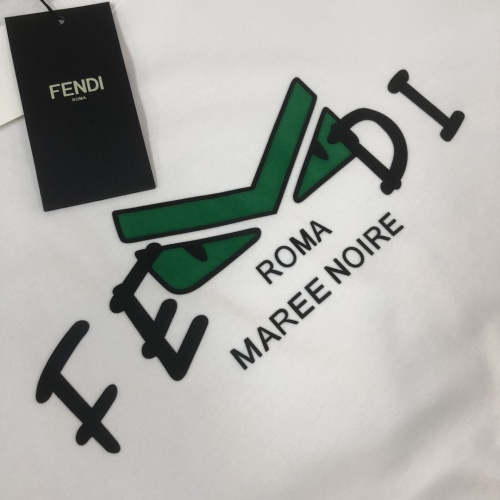 Replica Fendi T-Shirts Short Sleeved For Unisex #1239281 $41.00 USD for Wholesale