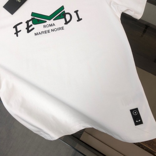 Replica Fendi T-Shirts Short Sleeved For Unisex #1239281 $41.00 USD for Wholesale