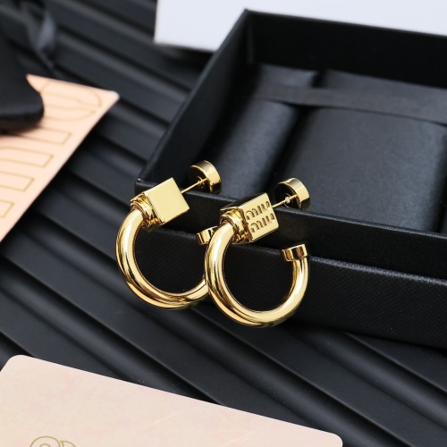 MIU MIU Earrings For Women #1239287 $32.00 USD, Wholesale Replica MIU MIU Earrings