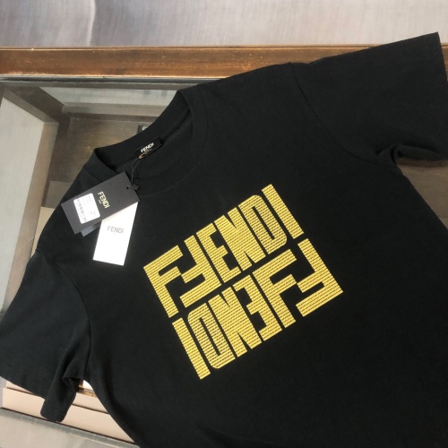 Replica Fendi T-Shirts Short Sleeved For Unisex #1239290 $41.00 USD for Wholesale