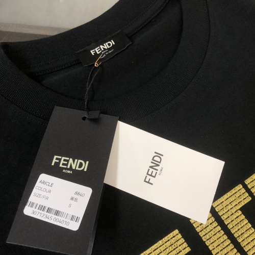 Replica Fendi T-Shirts Short Sleeved For Unisex #1239290 $41.00 USD for Wholesale