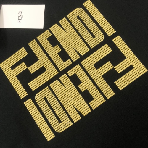 Replica Fendi T-Shirts Short Sleeved For Unisex #1239290 $41.00 USD for Wholesale