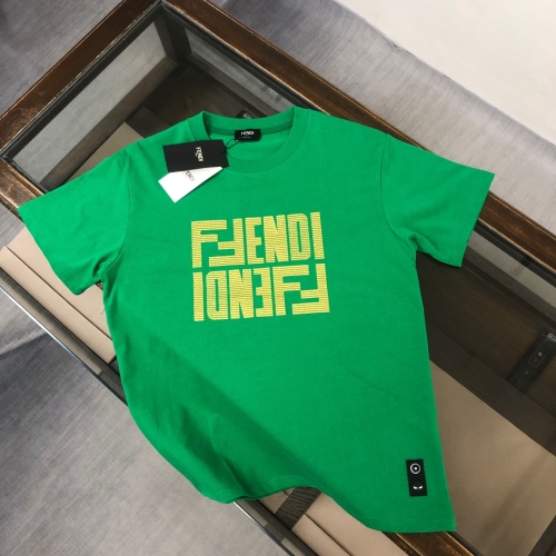 Fendi T-Shirts Short Sleeved For Unisex #1239292 $41.00 USD, Wholesale Replica Fendi T-Shirts