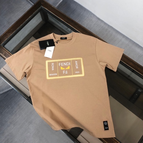 Fendi T-Shirts Short Sleeved For Unisex #1239295 $41.00 USD, Wholesale Replica Fendi T-Shirts