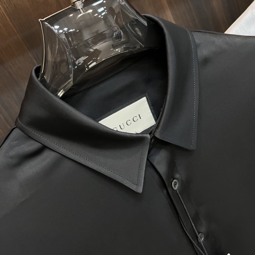 Replica Gucci Shirts Long Sleeved For Men #1239311 $92.00 USD for Wholesale