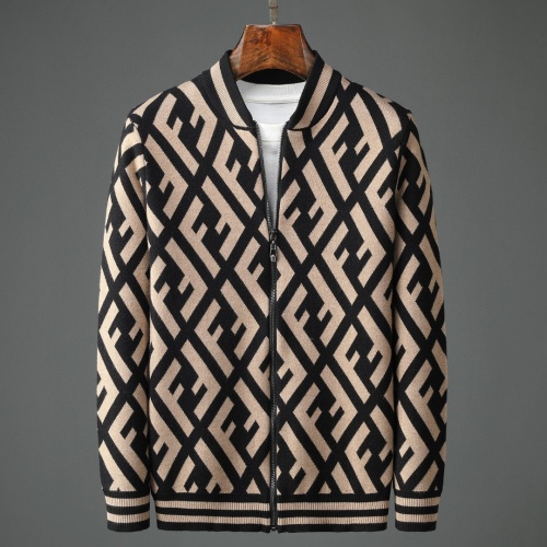 Replica Fendi Sweaters Long Sleeved For Men #1239321 $48.00 USD for Wholesale