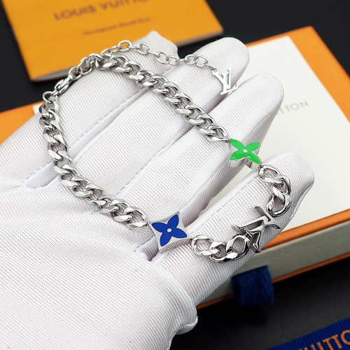 Replica Louis Vuitton LV Bracelets For Men #1239334 $25.00 USD for Wholesale