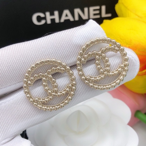 Replica Chanel Earrings For Women #1239411 $27.00 USD for Wholesale