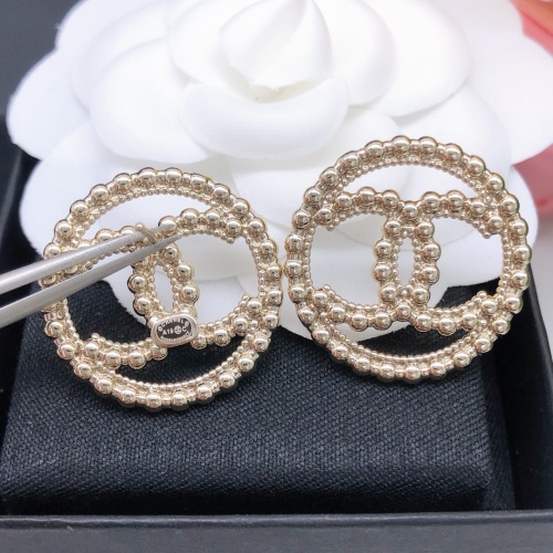 Replica Chanel Earrings For Women #1239411 $27.00 USD for Wholesale