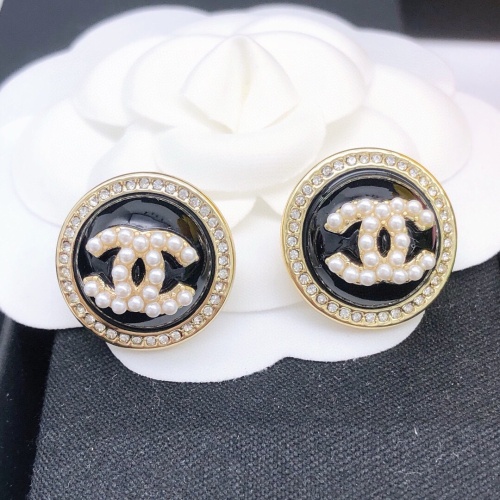 Replica Chanel Earrings For Women #1239421 $27.00 USD for Wholesale