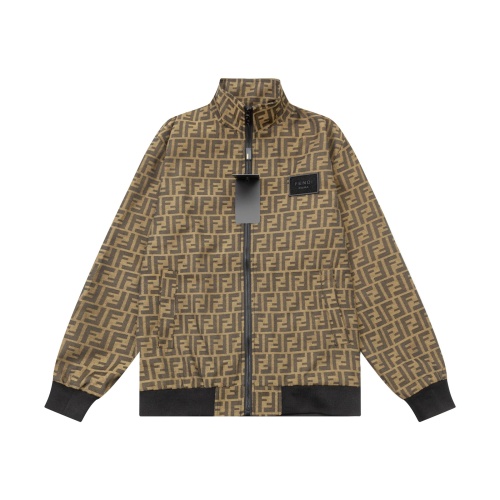 Fendi Jackets Long Sleeved For Men #1239450 $88.00 USD, Wholesale Replica Fendi Jackets