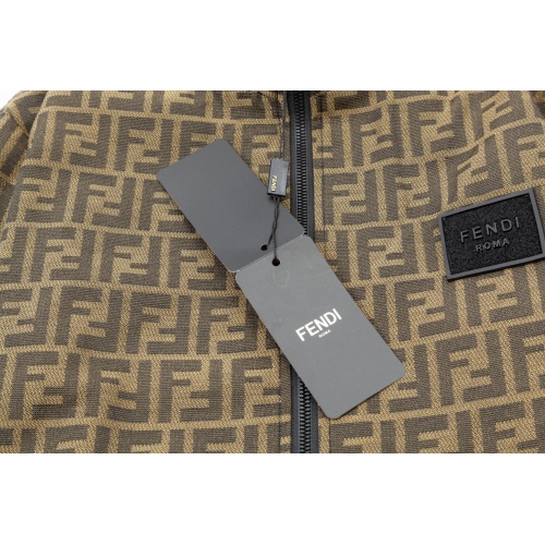 Replica Fendi Jackets Long Sleeved For Men #1239450 $88.00 USD for Wholesale