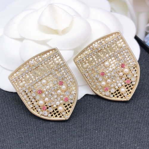 Replica Chanel Earrings For Women #1239493 $27.00 USD for Wholesale