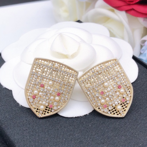 Replica Chanel Earrings For Women #1239493 $27.00 USD for Wholesale