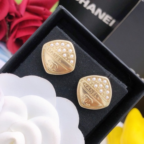 Replica Chanel Earrings For Women #1239495 $27.00 USD for Wholesale