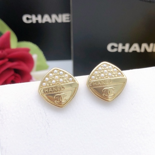 Replica Chanel Earrings For Women #1239495 $27.00 USD for Wholesale