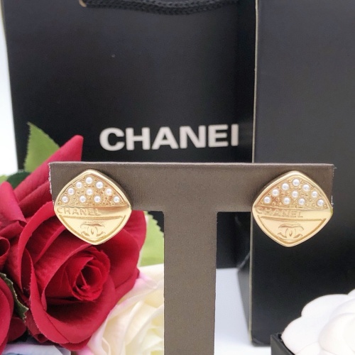 Replica Chanel Earrings For Women #1239495 $27.00 USD for Wholesale