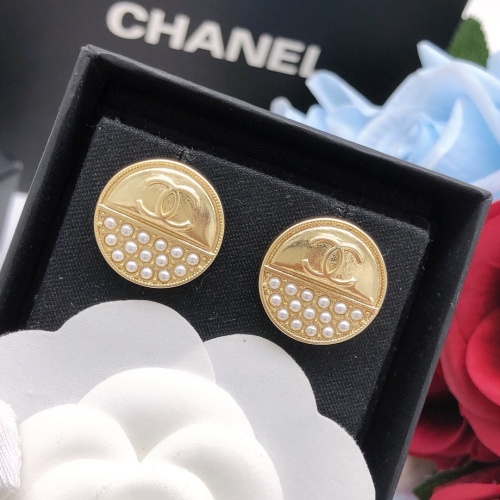 Replica Chanel Earrings For Women #1239496 $27.00 USD for Wholesale