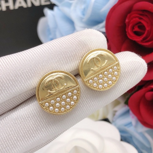 Replica Chanel Earrings For Women #1239496 $27.00 USD for Wholesale