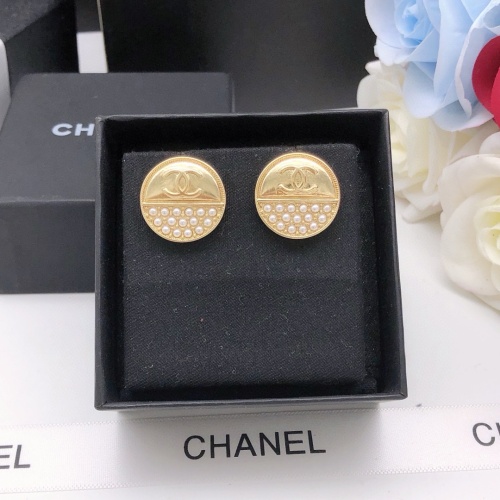 Replica Chanel Earrings For Women #1239496 $27.00 USD for Wholesale