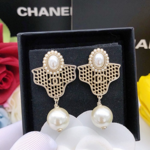 Chanel Earrings For Women #1239497 $27.00 USD, Wholesale Replica Chanel Earrings