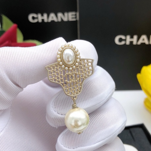 Replica Chanel Earrings For Women #1239497 $27.00 USD for Wholesale