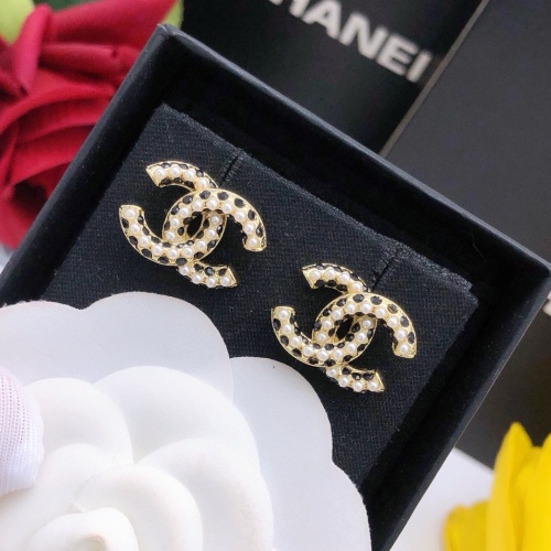 Replica Chanel Earrings For Women #1239498 $27.00 USD for Wholesale