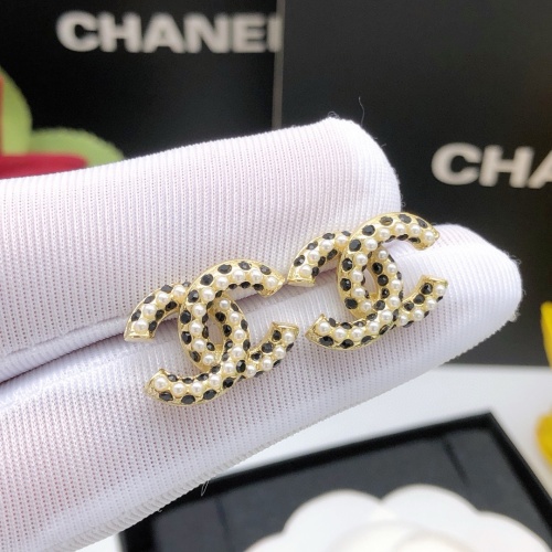 Replica Chanel Earrings For Women #1239498 $27.00 USD for Wholesale