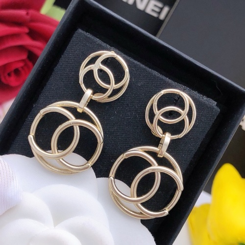 Replica Chanel Earrings For Women #1239499 $27.00 USD for Wholesale