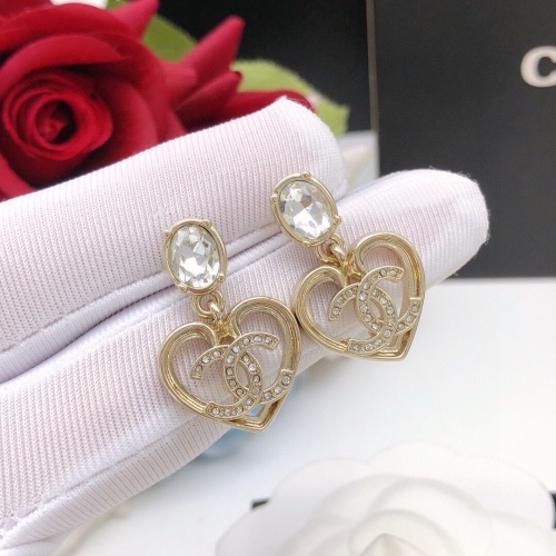 Replica Chanel Earrings For Women #1239501 $27.00 USD for Wholesale