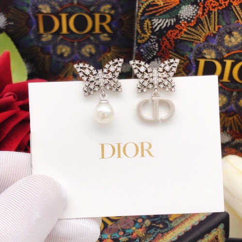 Replica Christian Dior Earrings For Women #1239508 $27.00 USD for Wholesale