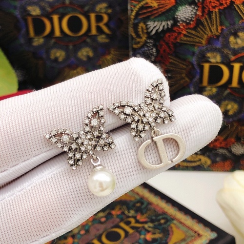 Replica Christian Dior Earrings For Women #1239508 $27.00 USD for Wholesale