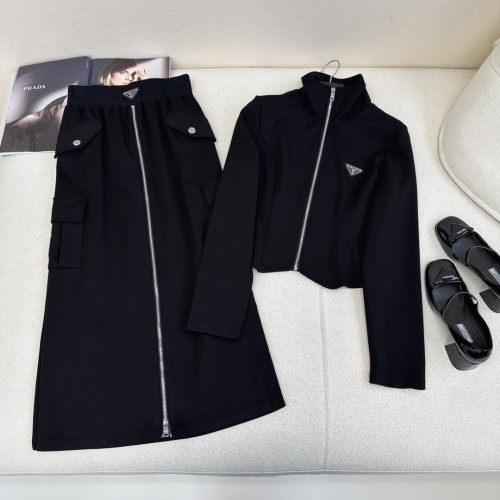 Prada Tracksuits Long Sleeved For Women #1239586 $108.00 USD, Wholesale Replica Prada Tracksuits