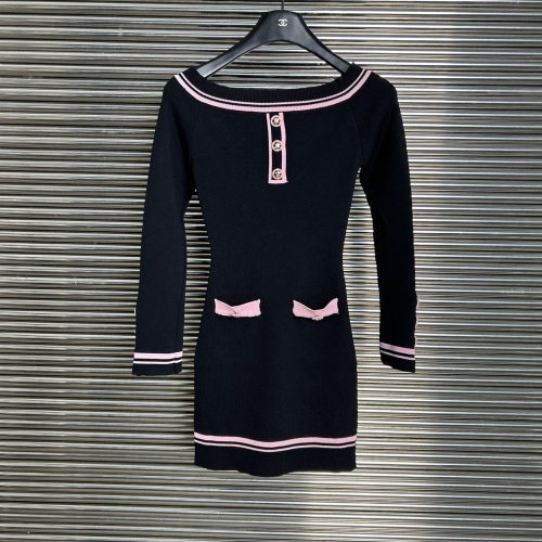 Balmain Dresses Long Sleeved For Women #1239590 $88.00 USD, Wholesale Replica Balmain Dresses