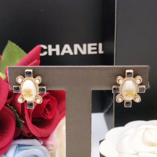 Replica Chanel Earrings For Women #1239591 $27.00 USD for Wholesale