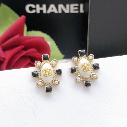 Replica Chanel Earrings For Women #1239591 $27.00 USD for Wholesale