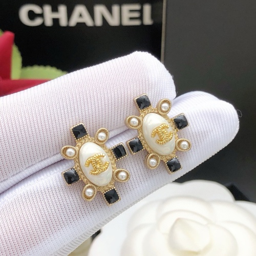 Replica Chanel Earrings For Women #1239591 $27.00 USD for Wholesale