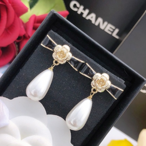 Replica Chanel Earrings For Women #1239593 $27.00 USD for Wholesale