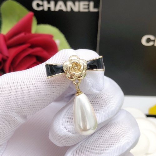 Replica Chanel Earrings For Women #1239593 $27.00 USD for Wholesale