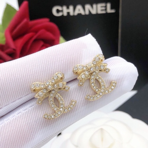 Replica Chanel Earrings For Women #1239596 $27.00 USD for Wholesale